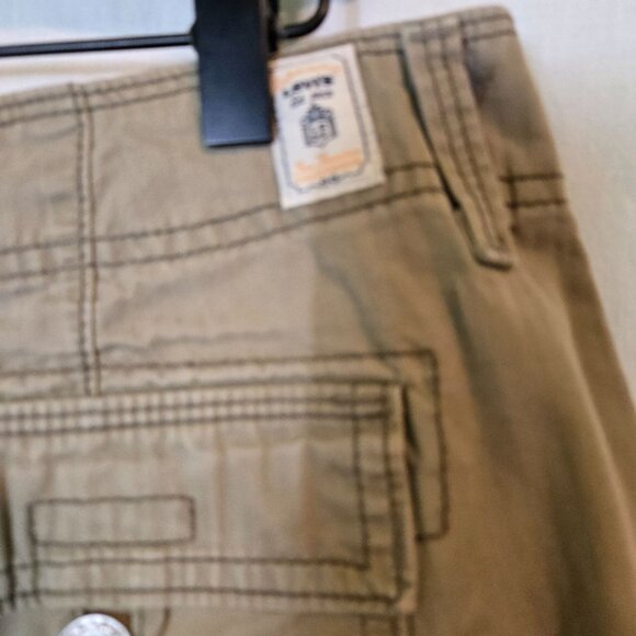 Levis shorts women size 10 tan chino 100% Cotton - Picture 5 of 7